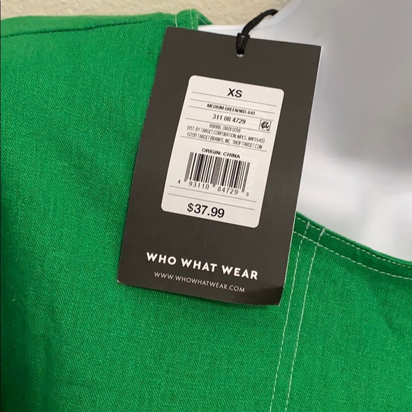 Vintage Emerald green dress size xs - Picture 3 of 7